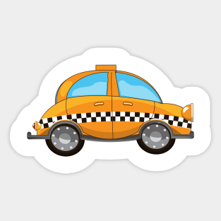 Taxi Cab Sticker